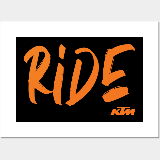 Ride KTM Wall Art by tushalb